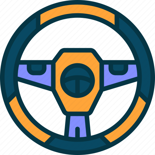 Steering, wheel, driver, control, automobile icon - Download on Iconfinder