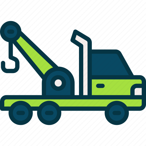 Tow, truck, vehicle, transportation, repair icon - Download on Iconfinder