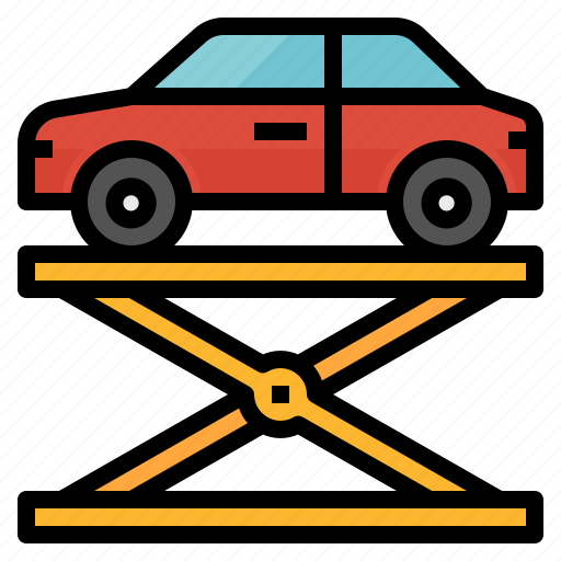Car, fixed, lift, repair, service icon - Download on Iconfinder
