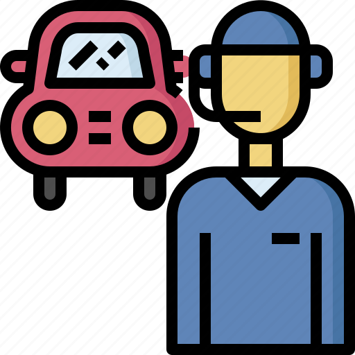 Automobile, call, car, center, insurance, service, technician icon - Download on Iconfinder
