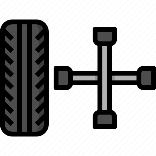 Car, change, fix, garage, service, tire, wheel icon - Download on Iconfinder