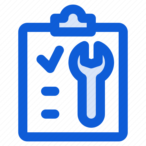 Maintenance, list, service, tasks, checklist, vehicle, equipment icon - Download on Iconfinder