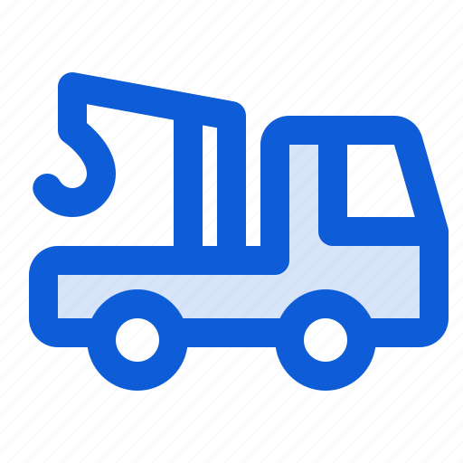 Towing, truck, tow, vehicle, recovery, roadside, assistance icon - Download on Iconfinder