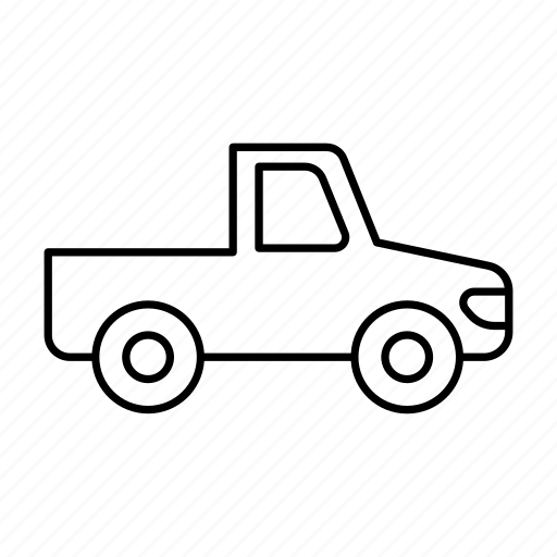 Vehicle, transportation, pick-up truck, road, traffic icon - Download on Iconfinder