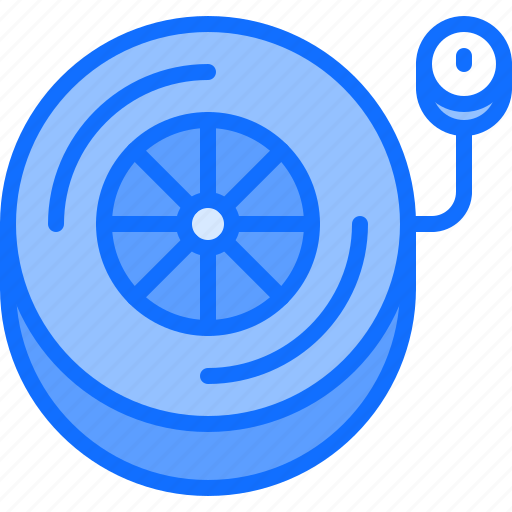 Tire, wheel, pressure, cleaning, washing icon - Download on Iconfinder