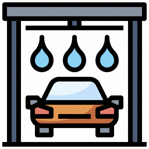 Automated, automobile, car, clean, service, wash, washing icon - Download on Iconfinder