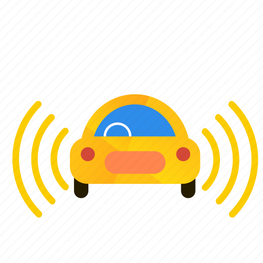Both, car, sensorss, side, autonomous, self-drive icon - Download on Iconfinder