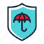 insurance, protect, protection, shield, umbrella 