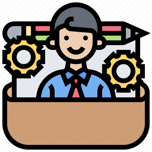 Designer, engineer, production, system, technician icon - Download on Iconfinder