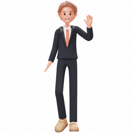 Hands up, career man, business, character, expression, gesture, businessman icon - Download on Iconfinder