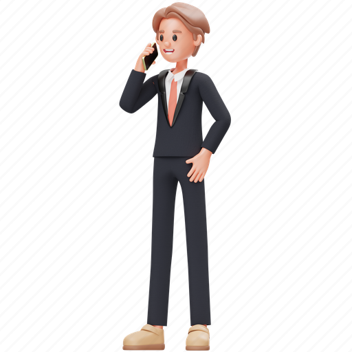 Hold phone, career man, business, character, expression, gesture, businessman icon - Download on Iconfinder