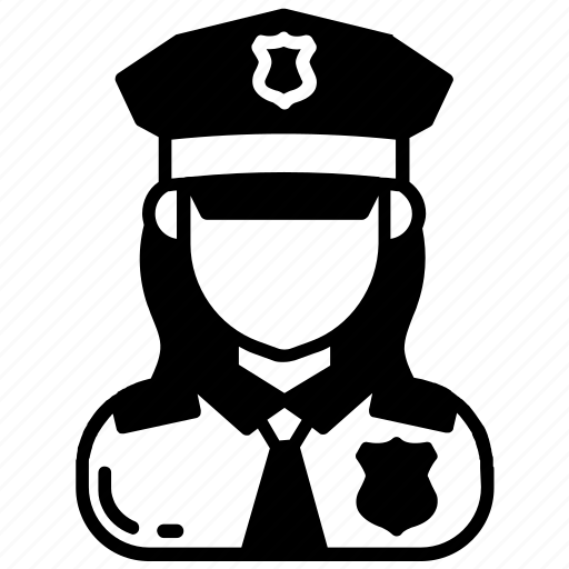 Police, woman, patrolwoman, peace, officer, military, female icon - Download on Iconfinder