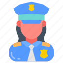 police, woman, patrolwoman, peace, officer, military, female, cop
