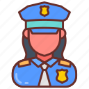 police, woman, patrolwoman, peace, officer, military, female, cop
