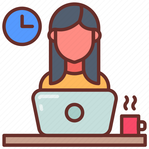 Freelancer, self, employed, boss, office, time, employee icon - Download on Iconfinder