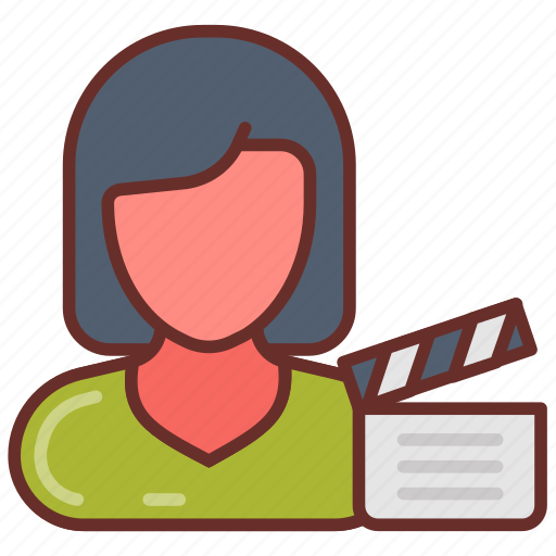 Director, movie, maker, producer, film, industry, chairwoman icon - Download on Iconfinder