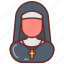 nun, convent, girl, religious, woman, holy, sister, lady, superior 