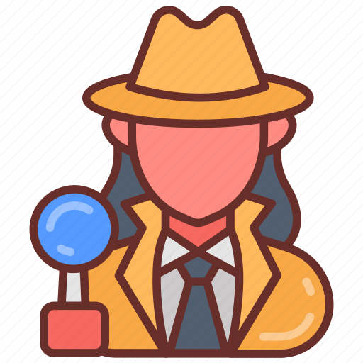 Detective, agent, spy, investigator, police, officer, private icon - Download on Iconfinder