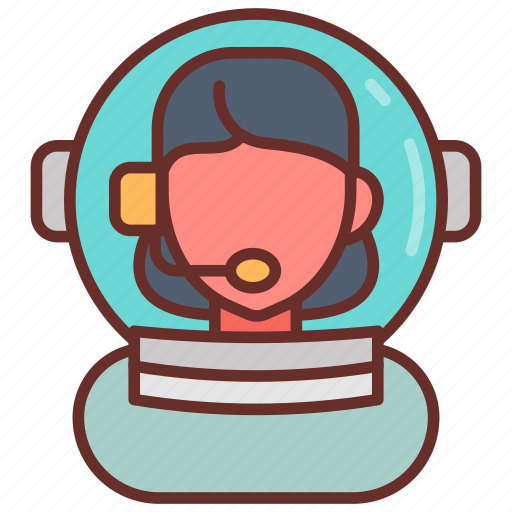 Astronaut, spacewoman, cosmonaut, space, pilot, flier icon - Download on Iconfinder