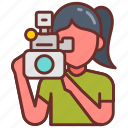 videographer, photographer, camcorder, cinematographer, camerawoman