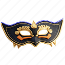 mask, carnival, theater, circus, festival, halloween, face, costume, party 