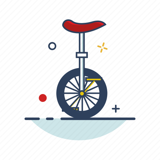 Bike, carnival, celebration, circus, decoration, fun, performance icon - Download on Iconfinder