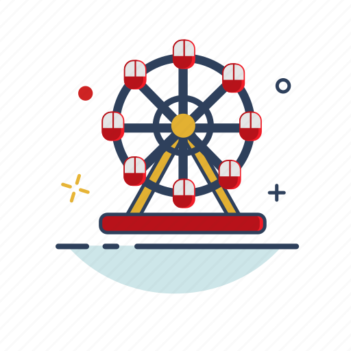 Carnaval, carnival, circus, ferris, ferris wheel, rotation, show icon - Download on Iconfinder