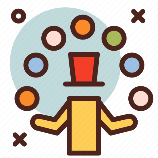 Circus, joggler, party icon - Download on Iconfinder