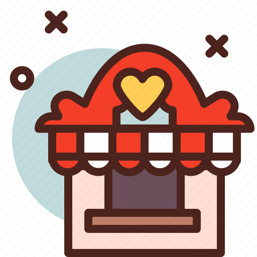 Booth, circus, kissing, party icon - Download on Iconfinder