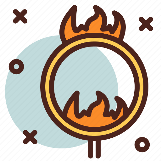 Circus, fire, of, party, ring icon - Download on Iconfinder