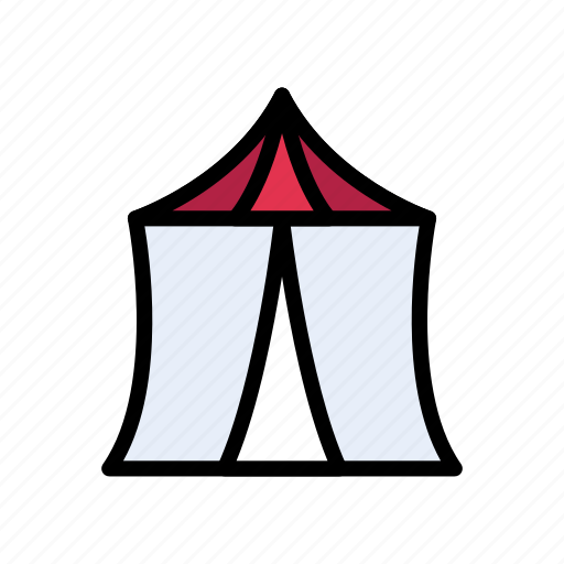 Camp, carnival, circus, festival, tent icon - Download on Iconfinder