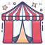 carnival, circus tent, commercial activity, entertainment, fair, festival, funfair 