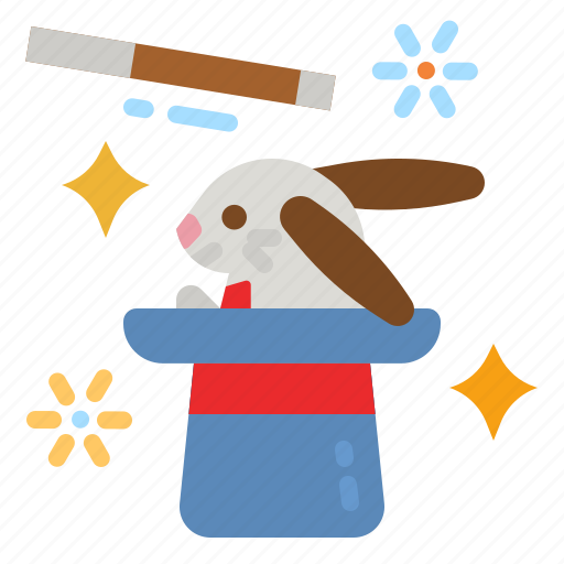 Rabbit, magic, hat, trick, animal icon - Download on Iconfinder