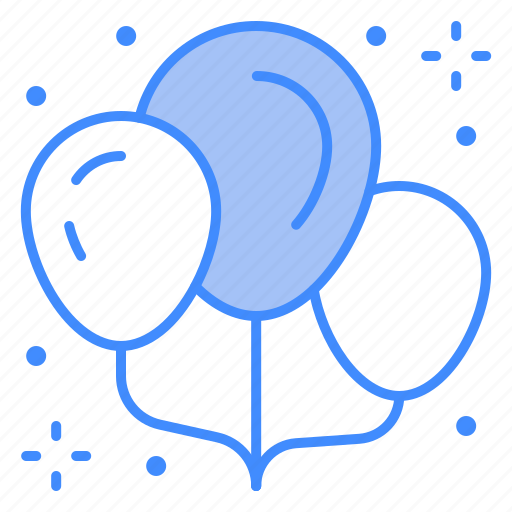Balloons, party, celebration, birthday, decoration icon - Download on Iconfinder