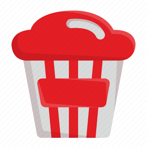 Carnival, cinema, corn, food, movie, popcorn, snack icon - Download on Iconfinder