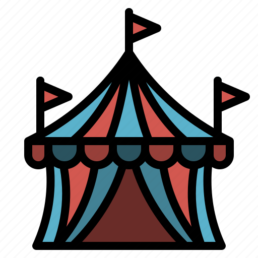 Carnival, circustent, circus, entertainment, festival, show icon - Download on Iconfinder