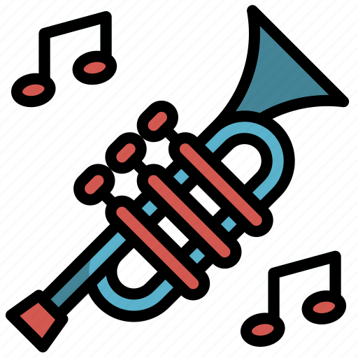 Carnival, trumpet, music, instrument, musical, sound, orchestra icon - Download on Iconfinder