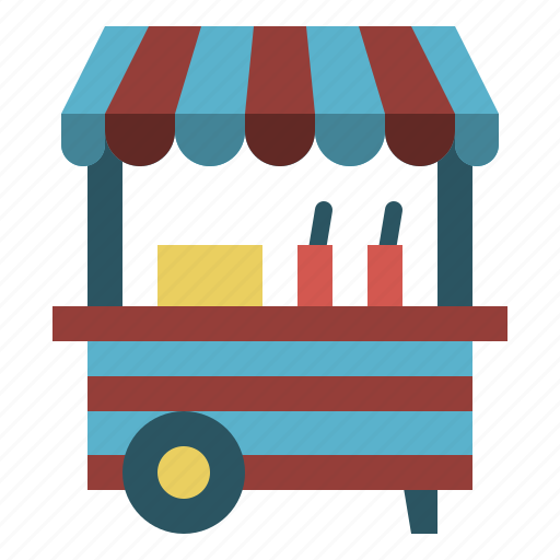 Carnival, foodstand, kiosk, stall, booth, shop, street icon - Download on Iconfinder
