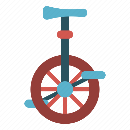 Carnival, monocycle, unicycle, circus, transport, wheel icon - Download on Iconfinder