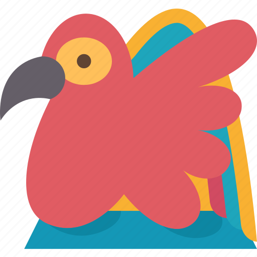 Hat, parrot, bird, costume, party icon - Download on Iconfinder