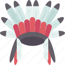 headdress, indian, feather, native, american