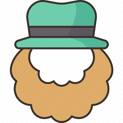 Hat, beard, man, leprechaun, costume icon - Download on Iconfinder