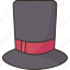 hat, magician, top, gentleman, costume 