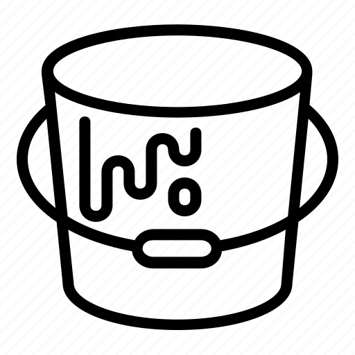 Bucket, carpenter, drawing, paint icon - Download on Iconfinder