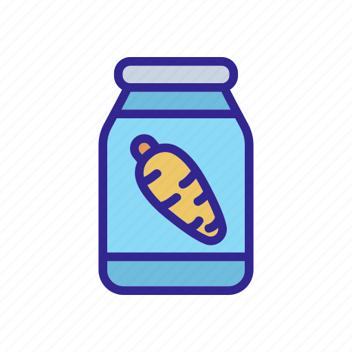Bio, canned, carrot, carrots, food, healthy, vegetable icon - Download on Iconfinder