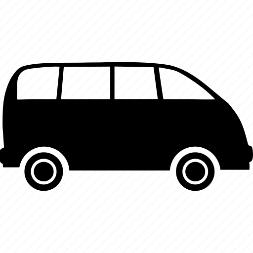 Minibus, taxi, transportation, bus, delivery, passenger transport, van icon - Download on Iconfinder