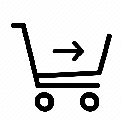 Cart, cart shopping, next step, arrow right, continue shopping icon - Download on Iconfinder