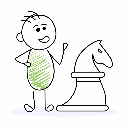 Strategic management, business management, chess, preventive action, talent management icon - Download on Iconfinder