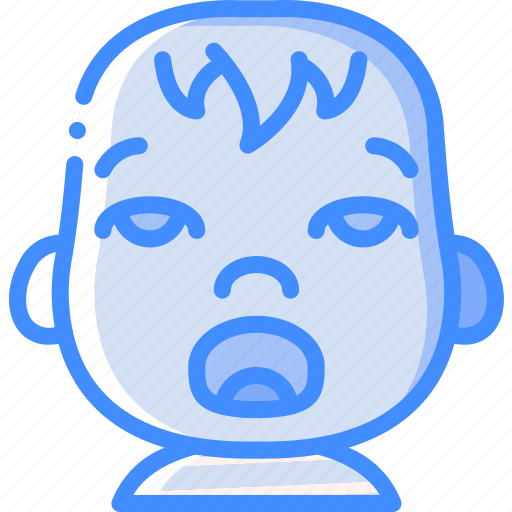 Avatars, baby, cartoon, emoji, emoticons, tired icon - Download on Iconfinder