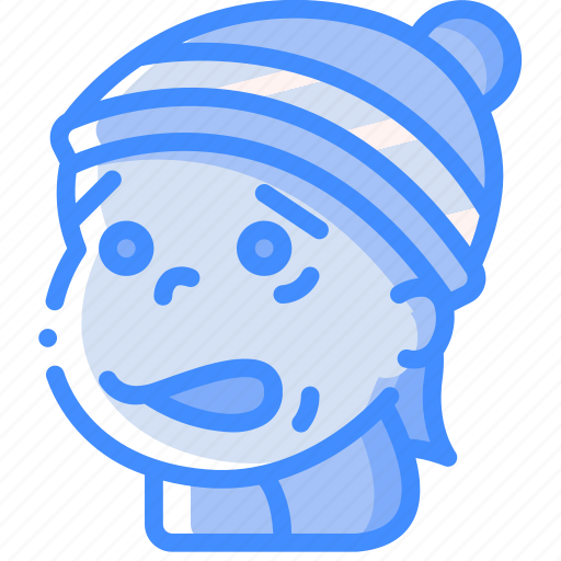 Avatars, boy, cartoon, cold, emoji, emoticons icon - Download on Iconfinder
